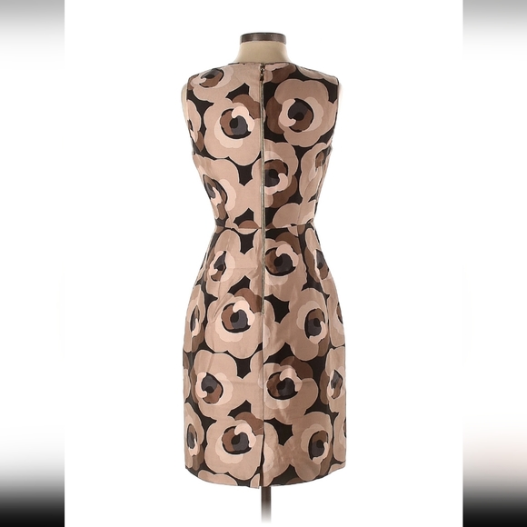 Kate Spade Floral Dress Cocktail Crew Neck 55% cotton 45% silk Size 2 - Picture 2 of 3